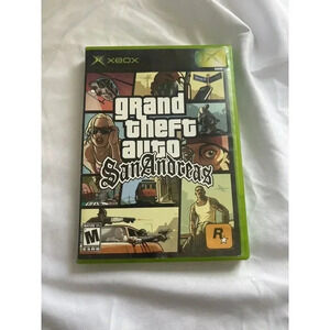 Grand Theft Auto Sand Andreas (Xbox, 2005) Complete - Tested NO MAP NO MANUAL